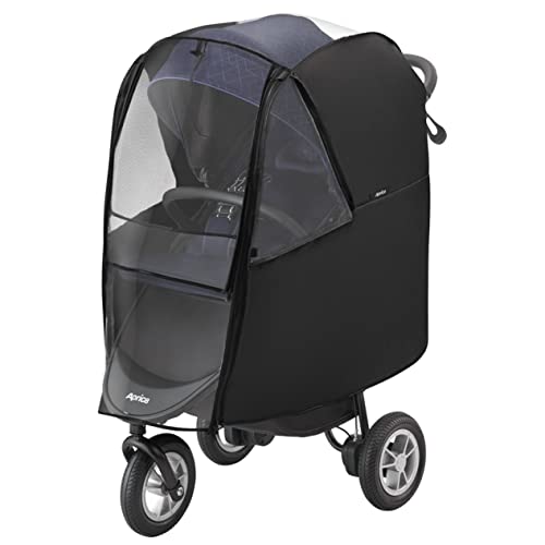 Aprica(アップリカ) ベビーカー用レインカバー スムーヴ レインカバープラス スムーヴ、イージーバギー対応 (ブラック) 99955 Aprica(アップリカ) ベビーカー用レインカバー スムーヴ レインカバープラス スムーヴ、イージーバギー対応 (ブラック) 99955