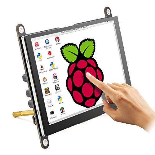 ELECROW モバイルモニター 5インチ Raspberry Pi 用 モバイルディスプレイ ポータブルモニター 800*480 HDMI端子 内蔵スピカー 冷却