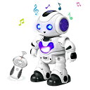 電動ロボット ラジコン ロボット おもちゃ 二足歩行ロボット 動くおもちゃ 人型 ダンス 音 反応 おもちゃ ライト デモモード 操作簡