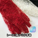 220146 小花柄 ラッセル レース 手袋付属 結婚式 披露宴 2次会 お呼ばれ フォーマル 謝恩会 発表会 演奏会 舞台 衣装 ステージ パーティー ドレス Dress フラワー グローブ ブライダル ウェディング コスチューム コスプレ ショート 手首 日本製