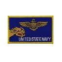 【800円ポッキリ!在庫限り】UNITED STATE NAVY 刺繍 アップリケ WAPPEN WA-10