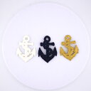 【500円ポッキリ!】ワッペン マリン いかり イカリ 刺繍 アップリケ WAPPEN MARINE WM-01