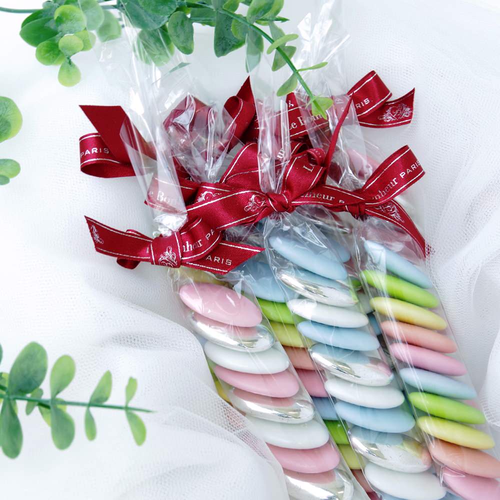 【ブルー】フランス産 ドラジェ 幸福の種〈10粒入〉 【結婚式 引き菓子 プチギフト お菓子】