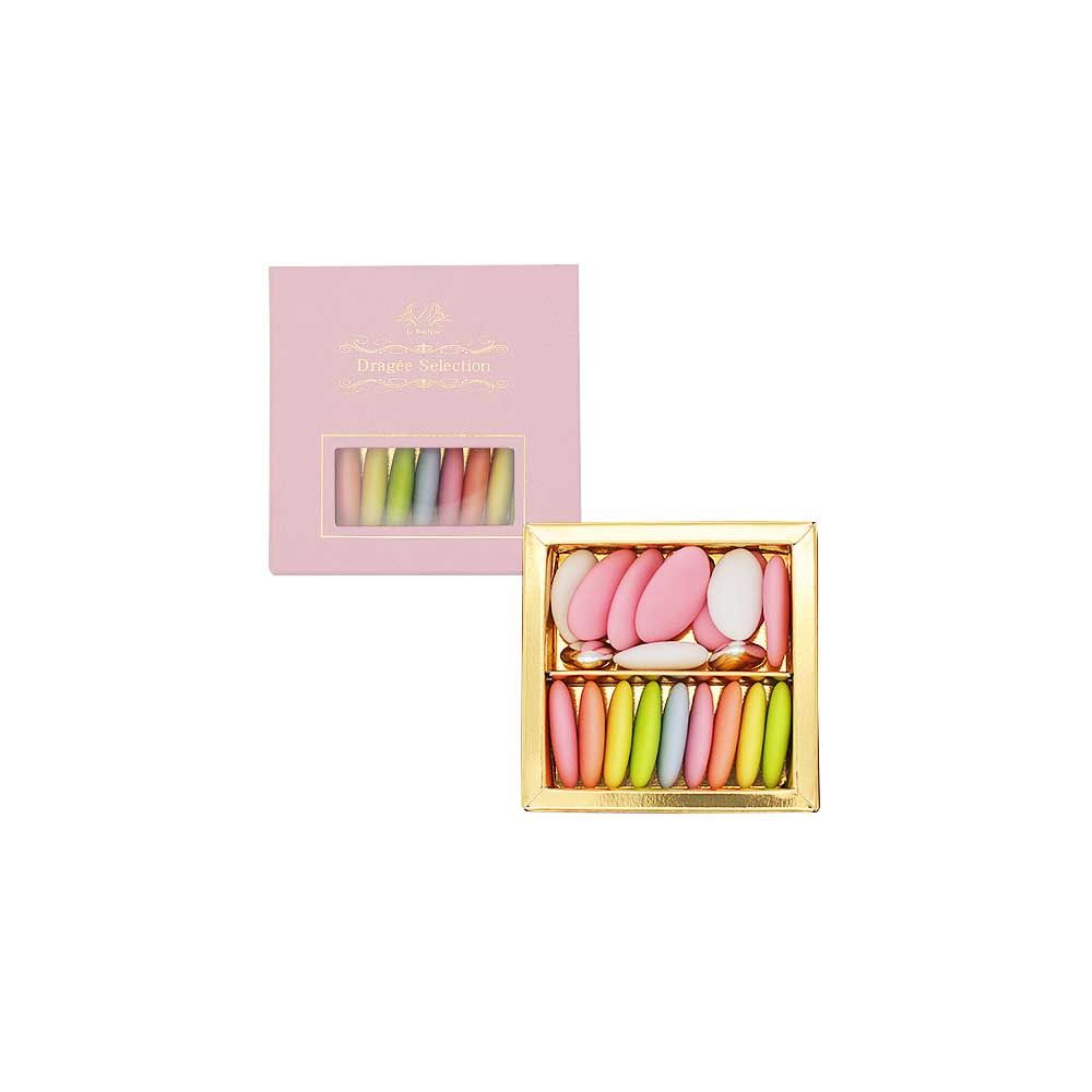 フランス産ドラジェ アソートボックス SS-5(パステルピンク) 【結婚式 ギフト 食品 引き菓子 洋菓子】