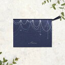 メニュー「ルミエールネイビー」手作りキット|結婚式パーティー【結婚式ペーパーメニュー表】