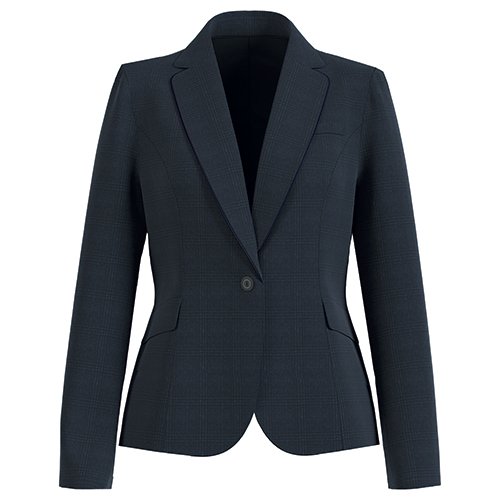 GROW(グロウ) 事務服 ジャケット GJAL-2263 レディース 洗える 大きいサイズ 紺系 5号-19号