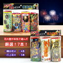 【厳選!7本!】 花火屋が本気で選んだ 噴出花火&打上花火 7本セット 噴出花火4本 打上花火3本 安心安全の日本メーカー 鈴木花火(*)