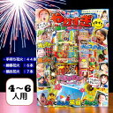 【最安値宣言!】やりすぎスマイル 噴出手もちセット 4〜6人分 手持ち花火 44本 線香花火6本 噴出花火7本 安心安全の日本メーカー 鈴木花火 (*)