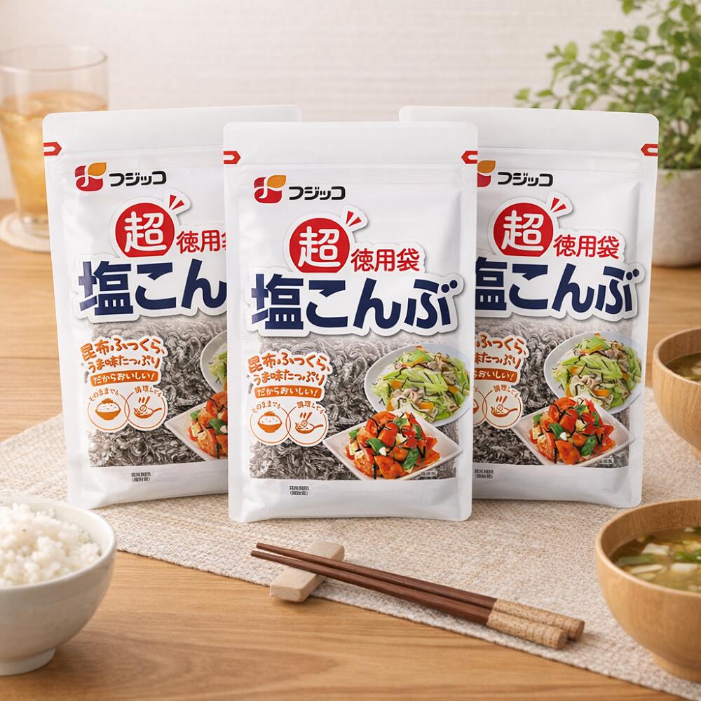 商品情報【以下のような内容で検索されております。】ふじっ子 業務用 3袋セット 140g フジッコ 塩こんぶ 昆布佃煮 ごはんのお供 お弁当 おにぎり 常備菜 大容量 お得 まとめ買い 食品 和食 おつまみ ご飯がすすむ 家庭用 ストック 食品 送料無料 佃煮 人気 定番 昆布 ご飯のお供 業務用食品 コスパ おかず 簡単調理 食品セット【3袋セット】フジッコ 業務用 ふじっ子 140g (1袋あたり700円) (POS) 毎日の食卓に、変わらないおいしさ。ふじっ子たっぷり3袋セット 5