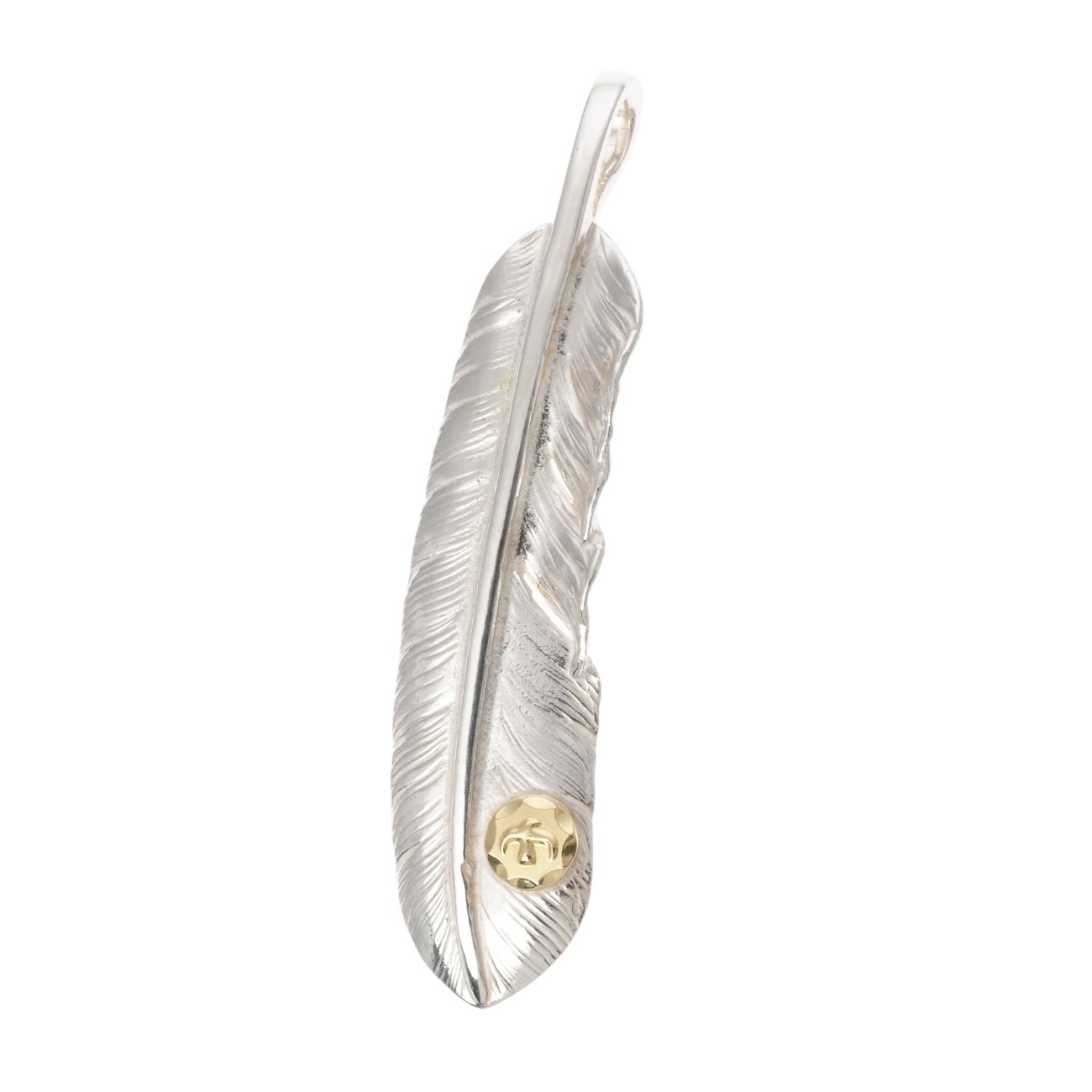 ゴローズ(goro's) 新品現行メタル付特大フェザー(左)