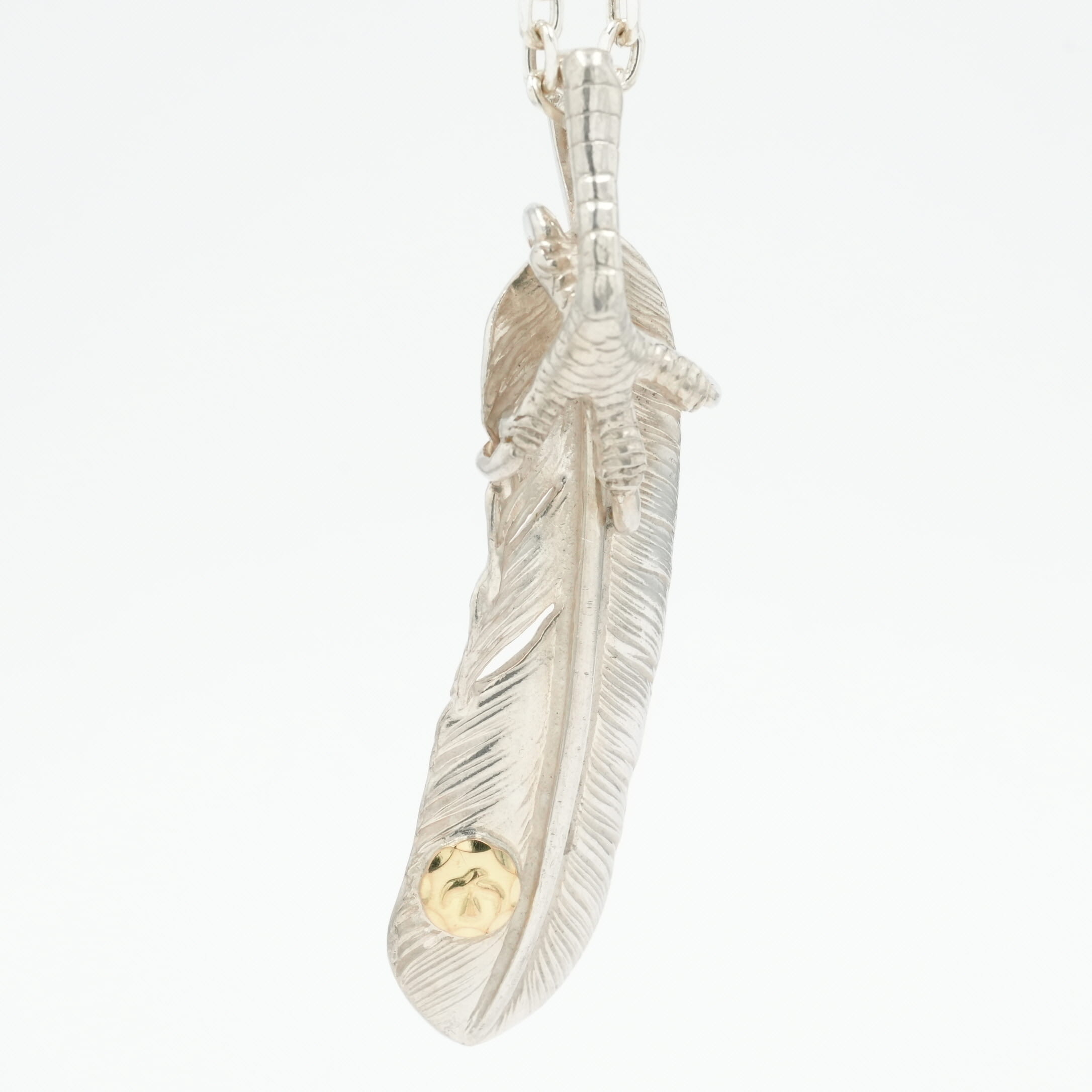 ゴローズ(goro's) 現行SVツメ特大フェザー(右) アクセサリー シルバー925 メンズ レディース 人気 正規品