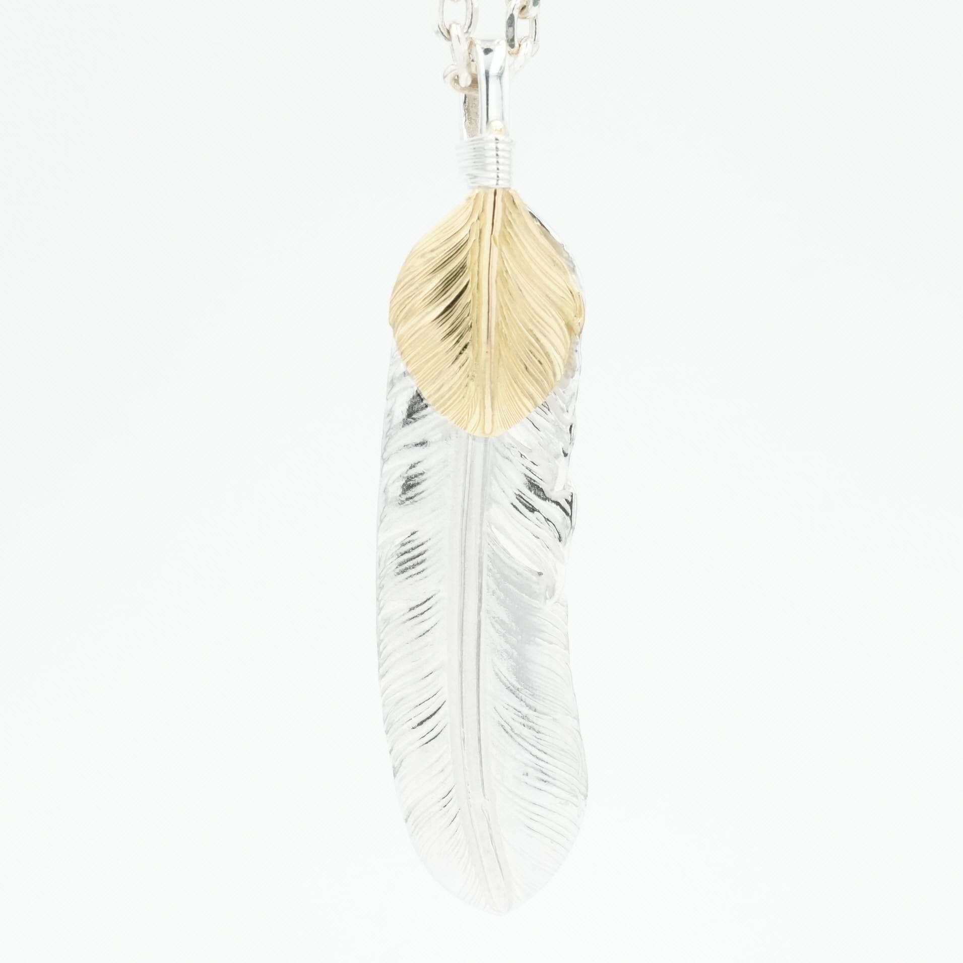 ゴローズ(goro's) 新品現行上金特大フェザー(左) アクセサリー シルバー925 メンズ レディース 人気 正..