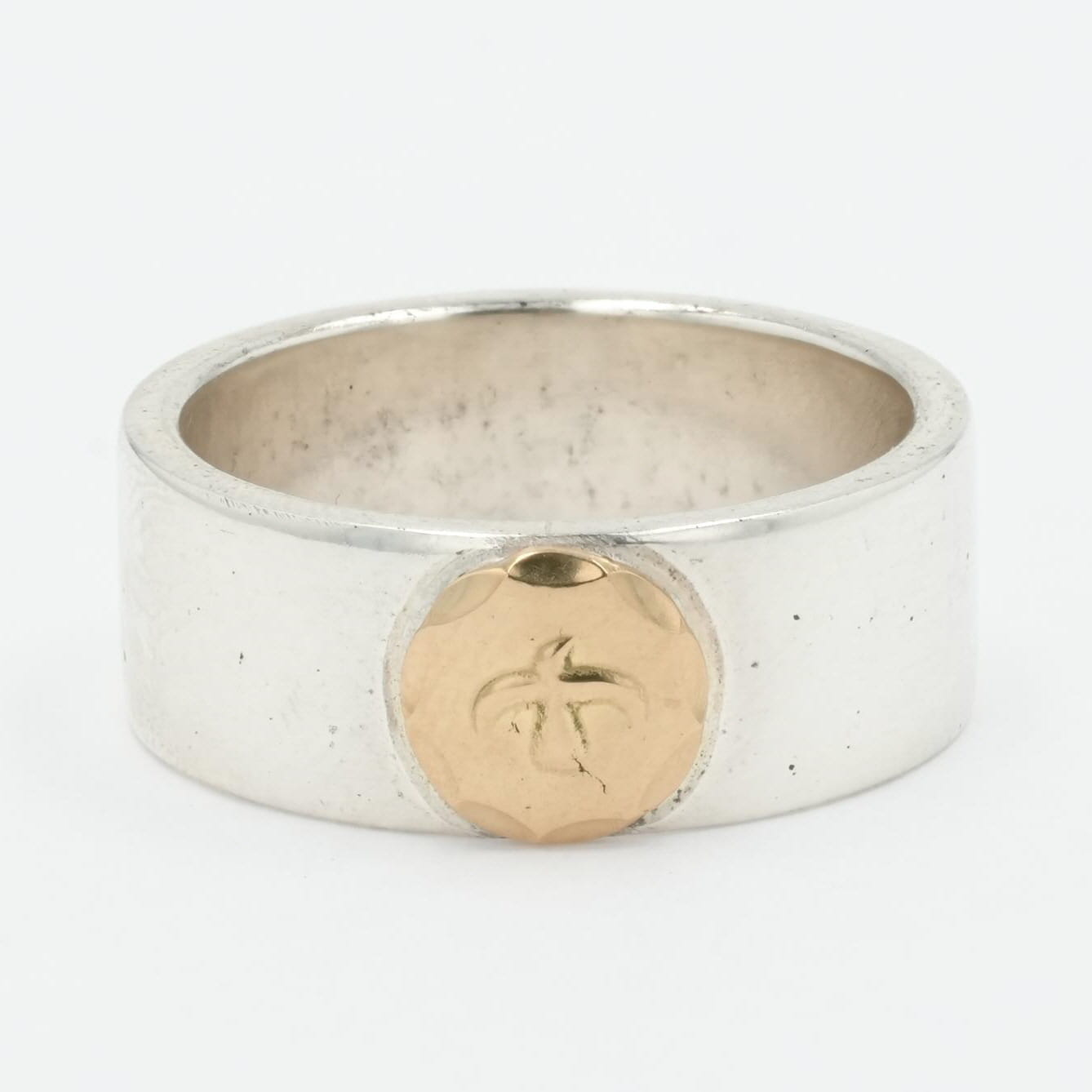 【8%OFFクーポン配布中！マラソン期間限定】ゴローズ(goro's) 新品平打ちリング17号 アクセサリー シル..