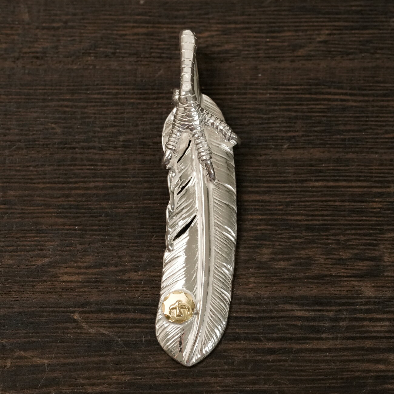 ゴローズ(goro's) 新品現行SVツメ特大フェザー(右)