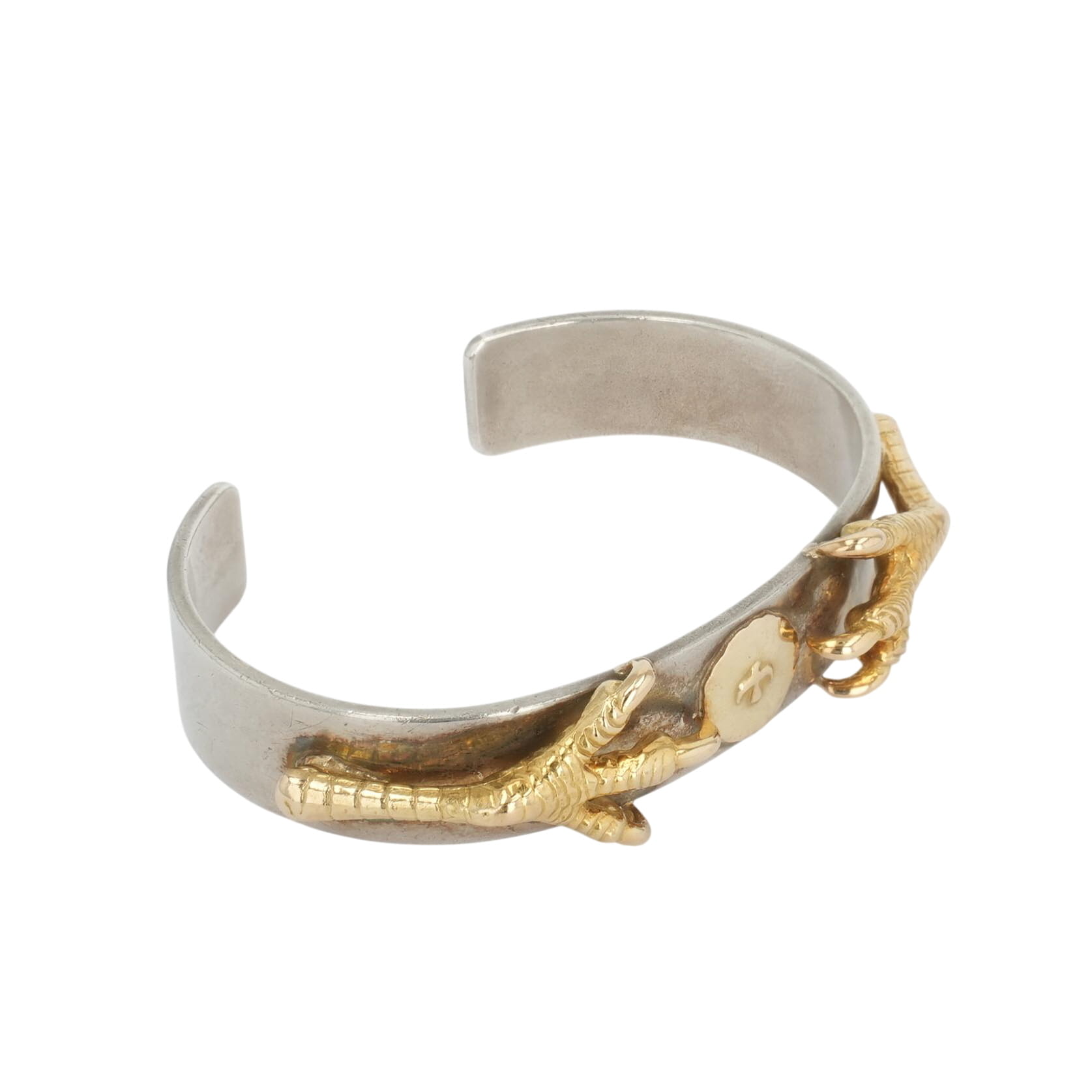 ゴローズ(goro's) 金爪付き平打ちブレス S 中古