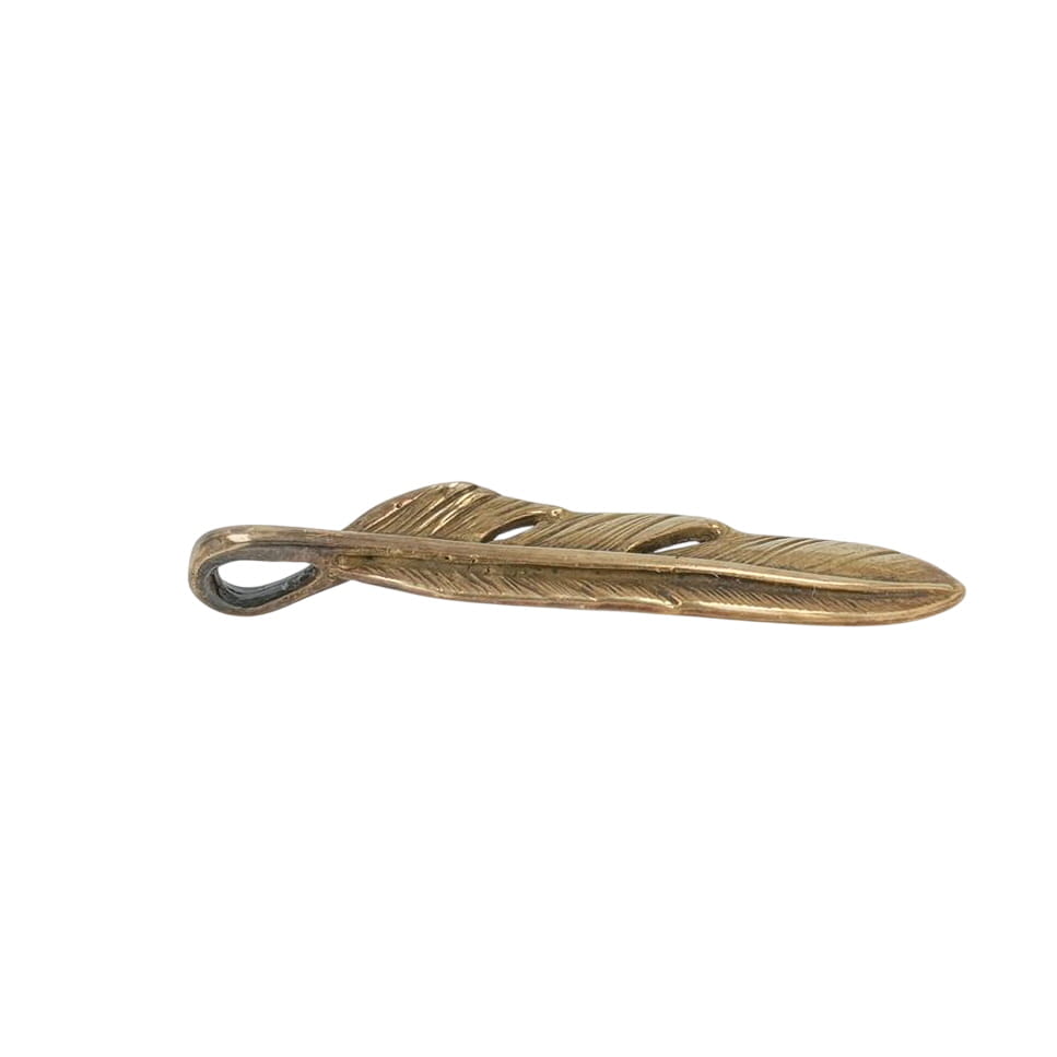 CORNER ONLINESTOREのゴローズ(goro's) 全金フェザー(S)左 アクセサリー シルバー925 メンズ レディース 人気 正規品 中古｜アングル3