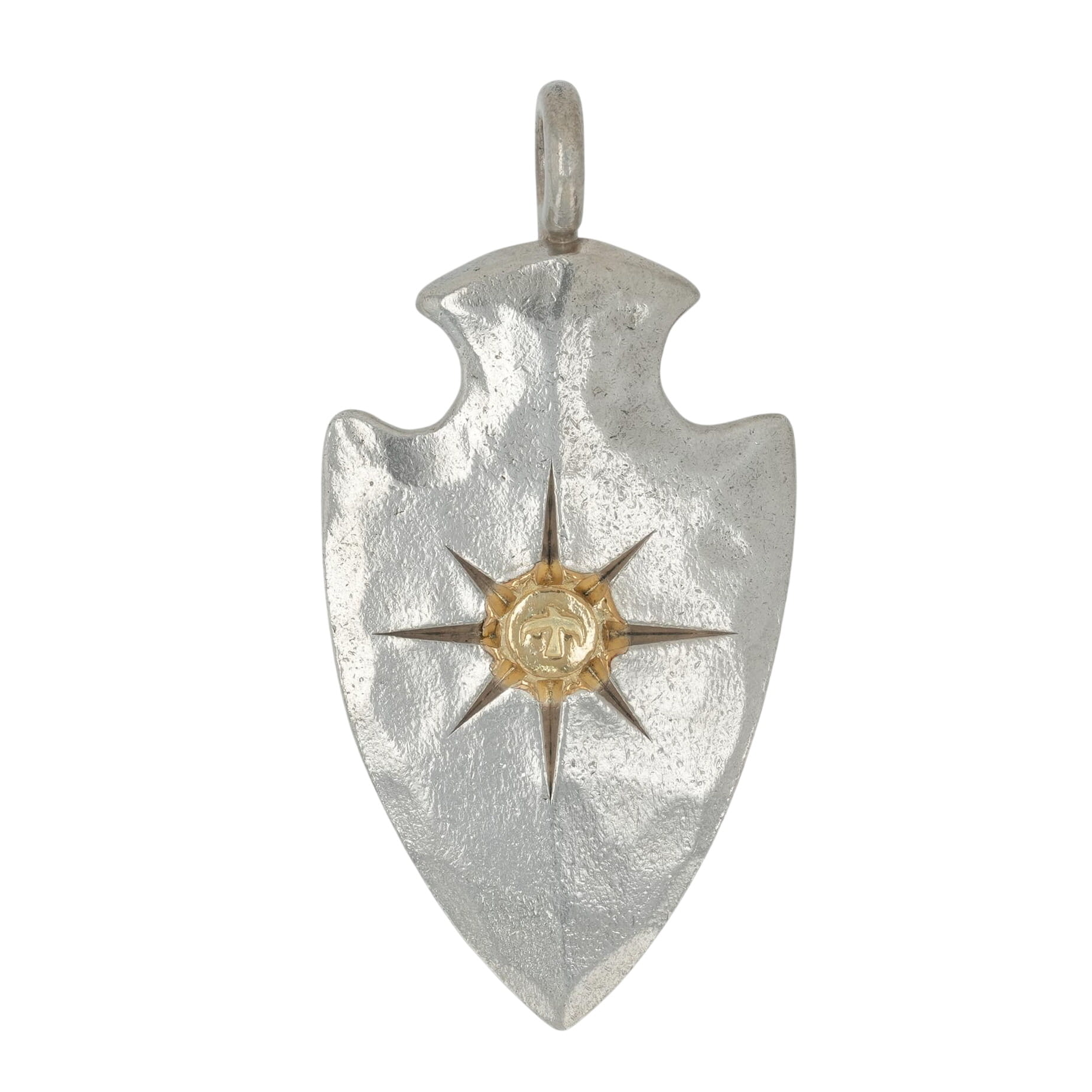 Pendant Tops - ゴローズ(goro's) 現行K18付ヤジリ(大) アクセサリー シルバー925 メンズ レディース 人気 正規品 中古