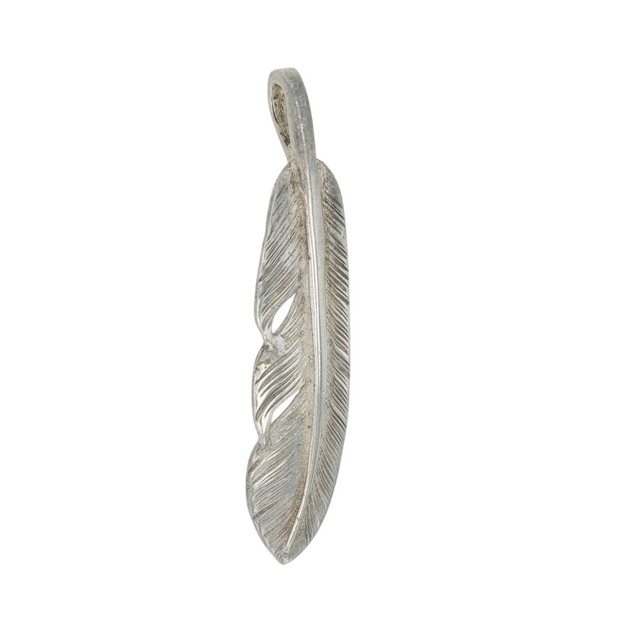 Pendant Tops - ゴローズ(goro's) SVフェザー(S) 右 アクセサリー シルバー925 メンズ レディース 人気 正規品 中古