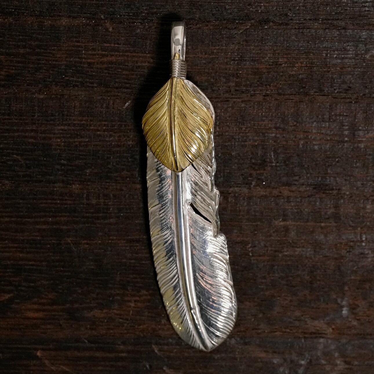 ゴローズ(goro's) 新品現行上金特大フェザー(左)