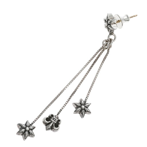 クロムハーツ(chrome hearts) ジョジョ マルチモチーフドロップ JOJO 【シルバーピアス】 クロムハーツ(chrome hearts) ジョジョ マルチモチーフドロップ JOJO 【シルバーピアス】