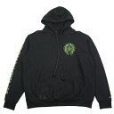 クロムハーツ(chrome hearts) HD PLVR CHARITY チャリティCHプラスレザーパッチプルオーバーパーカー