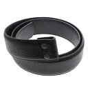 クロムハーツ(chrome hearts) スクロールラベルリベットストラップ SCROLL LABEL STRAP SIZE:34 【シルバーベルトストラップ...