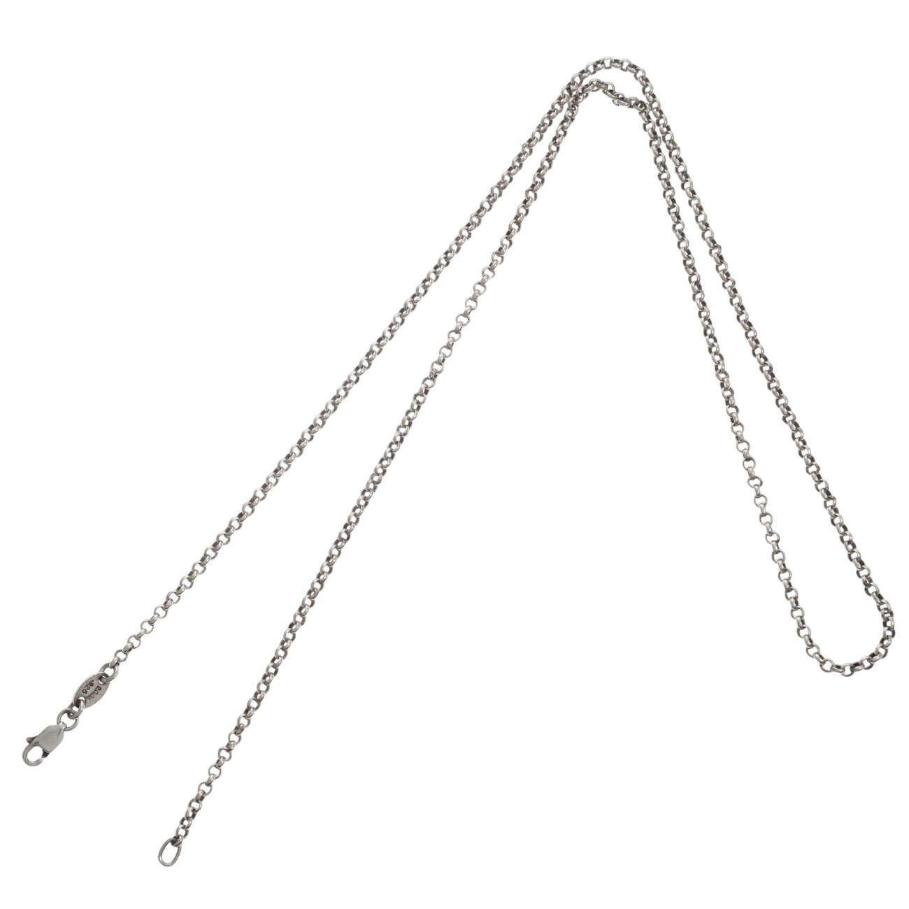 クロムハーツ(chrome hearts) ロールチェーン 20インチ R20 NECK CHAIN 【シルバーネックレス チェーン】