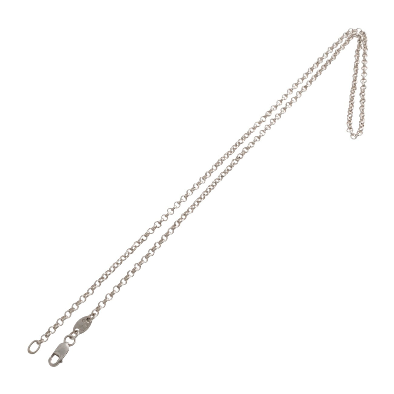 クロムハーツ(chrome hearts) ロールチェーン 18インチ R18 NECK CHAIN 【シルバーネックレス チェーン】