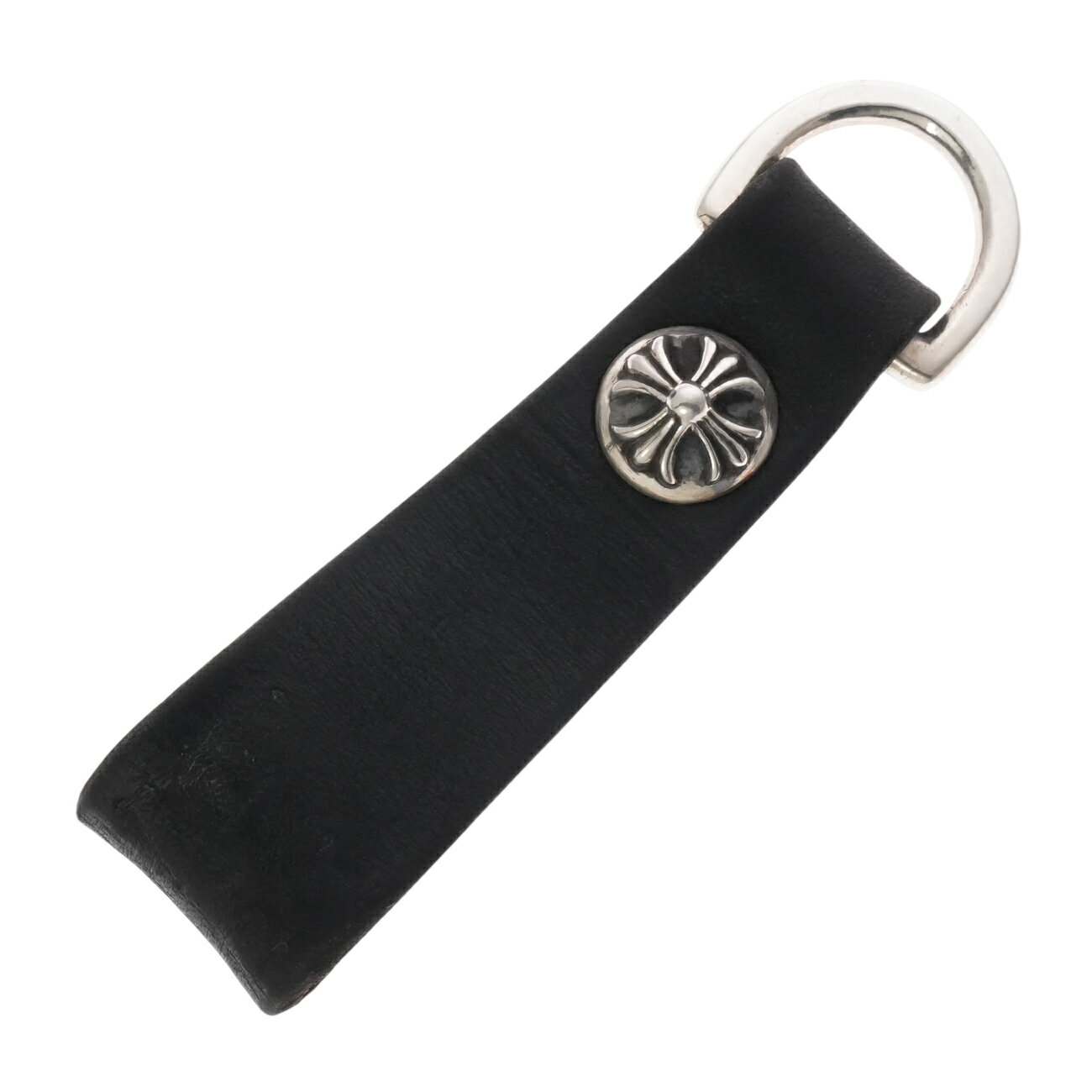 クロムハーツ(chrome hearts) ベルトループクロスボール BELT LOOP CROSS BALL 【シルバー レザーベル..