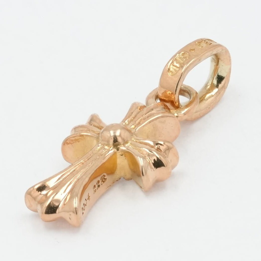 クロムハーツ(chrome hearts) 22K ベイビーファット PAVE DIA CRS BBYFAT 【ゴールドネックレストップ ..