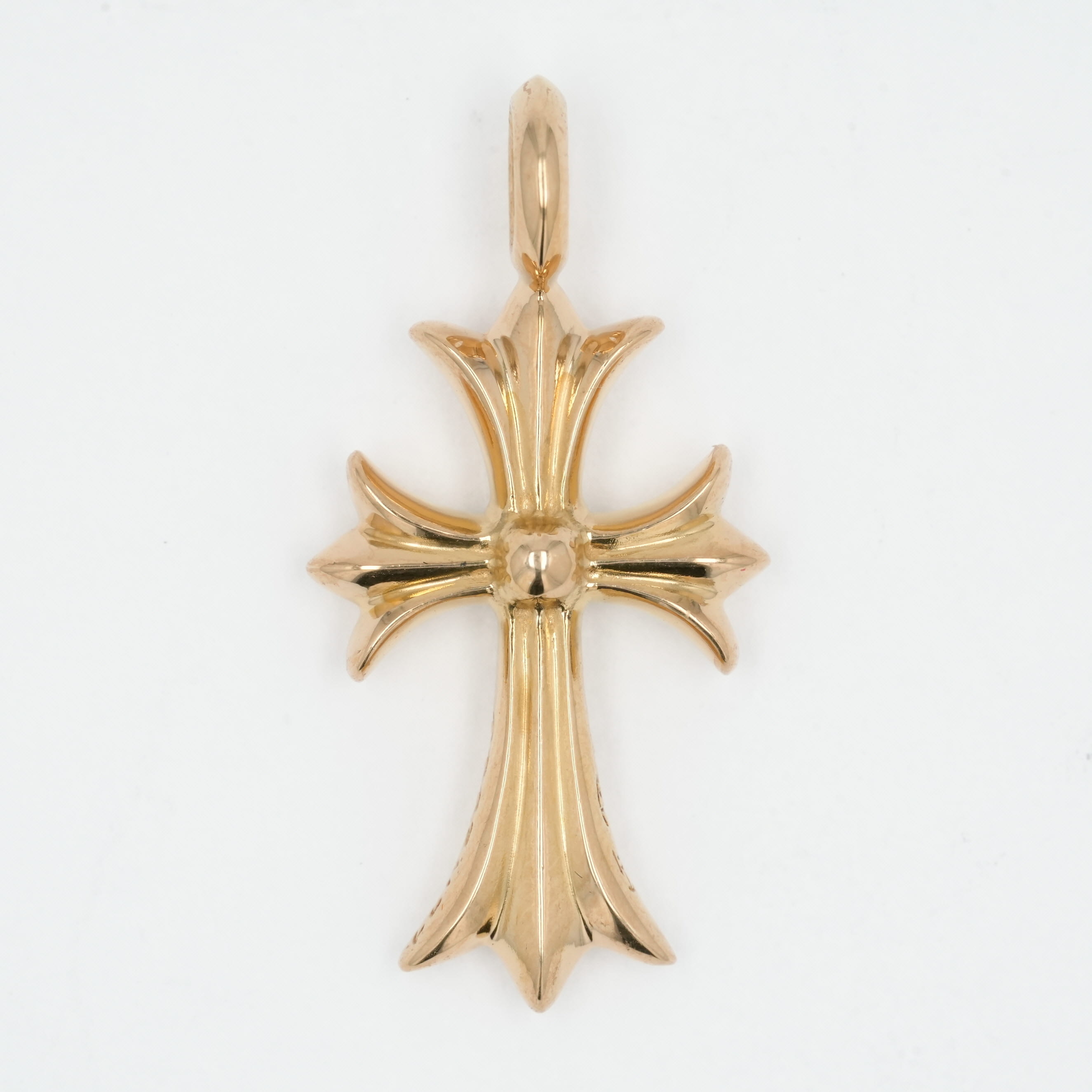 ������ϡ���(chrome hearts) 22K �����ˡ��ե��åȥ����� PAVE RB CRS F TINY �ڥ�����ɥͥå��쥹�ȥå� ���㡼�� �ѥ��� ��ӡ���