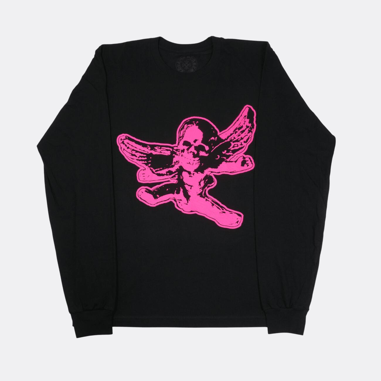 Rakuten - クロムハーツ(chrome hearts) フォティフロントプリント 【カットソー】【ブラック×ピンク】【新品】 SIZE:L