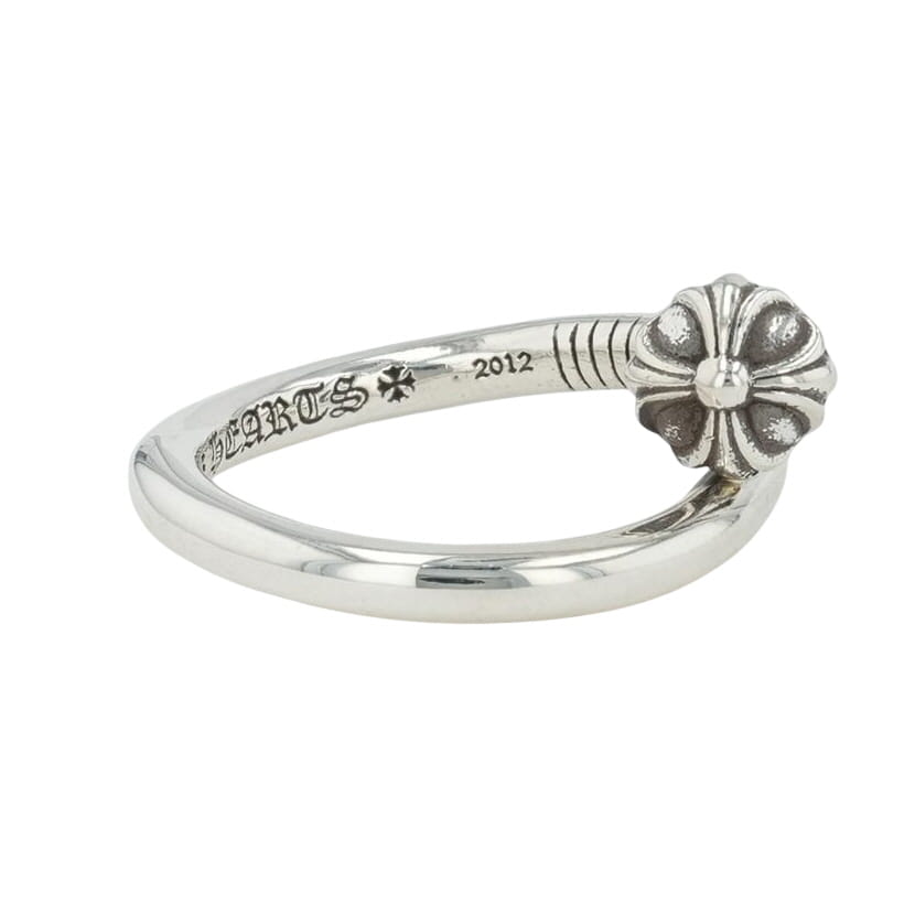 Rakuten - クロムハーツ CHROME HEARTS 18号 クロスボールネイル CROSS BALL NAIL【シルバーリング】 シルバー925 メンズ レディース 人気 正規品 中古
