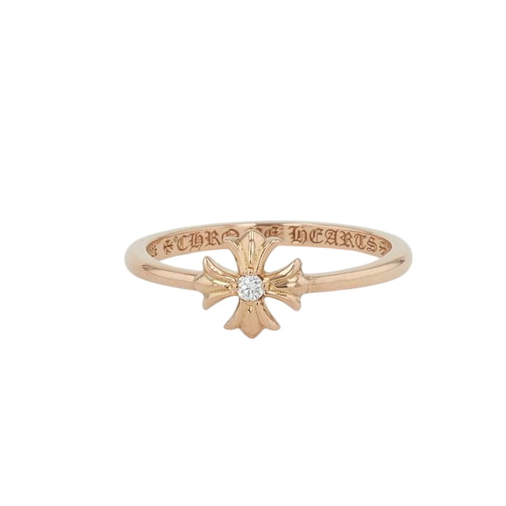 Other - クロムハーツ CHROME HEARTS 11号 22K バブルガムCHプラス GLD 1DIA BUBBL GM CH PLUS【ゴールドリング ダイヤモンド】 シルバー925 メンズ レディース 人気 正規品 中古
