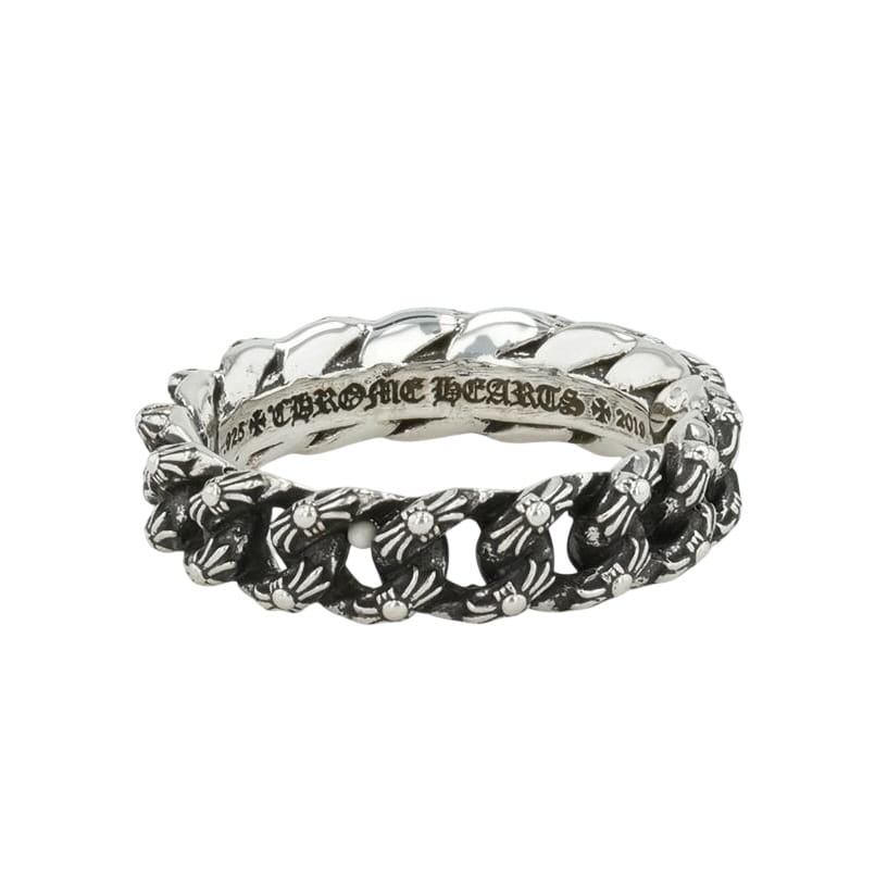 Rakuten - クロムハーツ(chrome hearts) 24号 スモールエクストラファンシー SML EXTRA FANCY 【シルバーリング】アクセサリー シルバー925 メンズ レディース 人気 正規品 中古