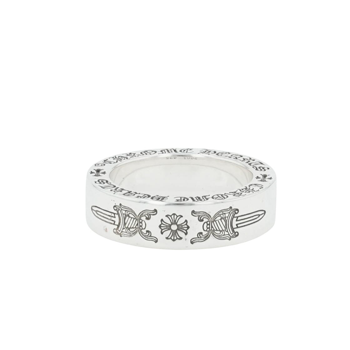 Rakuten - クロムハーツ(chrome hearts) 11号 6mmスペーサー ダガー 6mm SPACER DAGGER【シルバーリング】 アクセサリー シルバー925 メンズ レディース 人気 正規品 中古