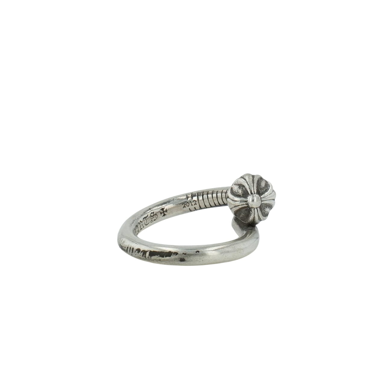 Rakuten - クロムハーツ(chrome hearts) 14号 クロスボールネイル CROSS BALL NAIL【シルバーリング】 アクセサリー シルバー925 メンズ レディース 人気 正規品 中古