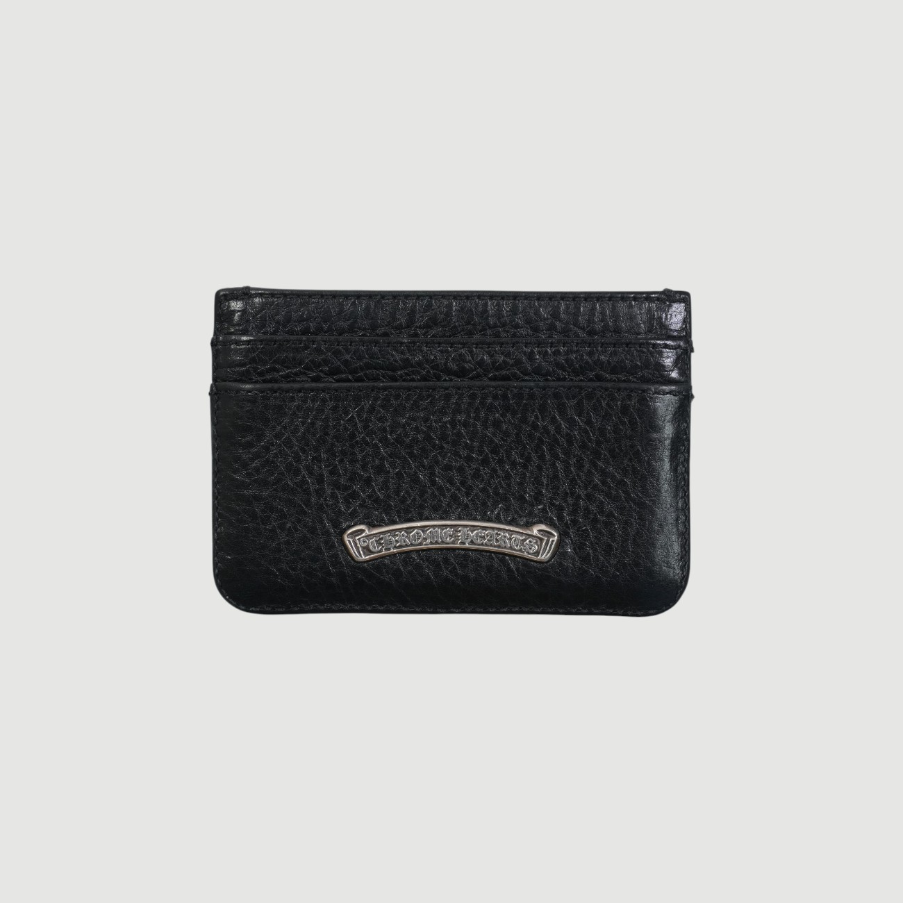 Rakuten - クロムハーツ(chrome hearts) ダブルサイド DOUBLE SIDE スクロールラベル付きカードケース 【レザー名刺入れ パスケース】 アクセサリー シルバー925 メンズ レディース 人気 正規品 中古