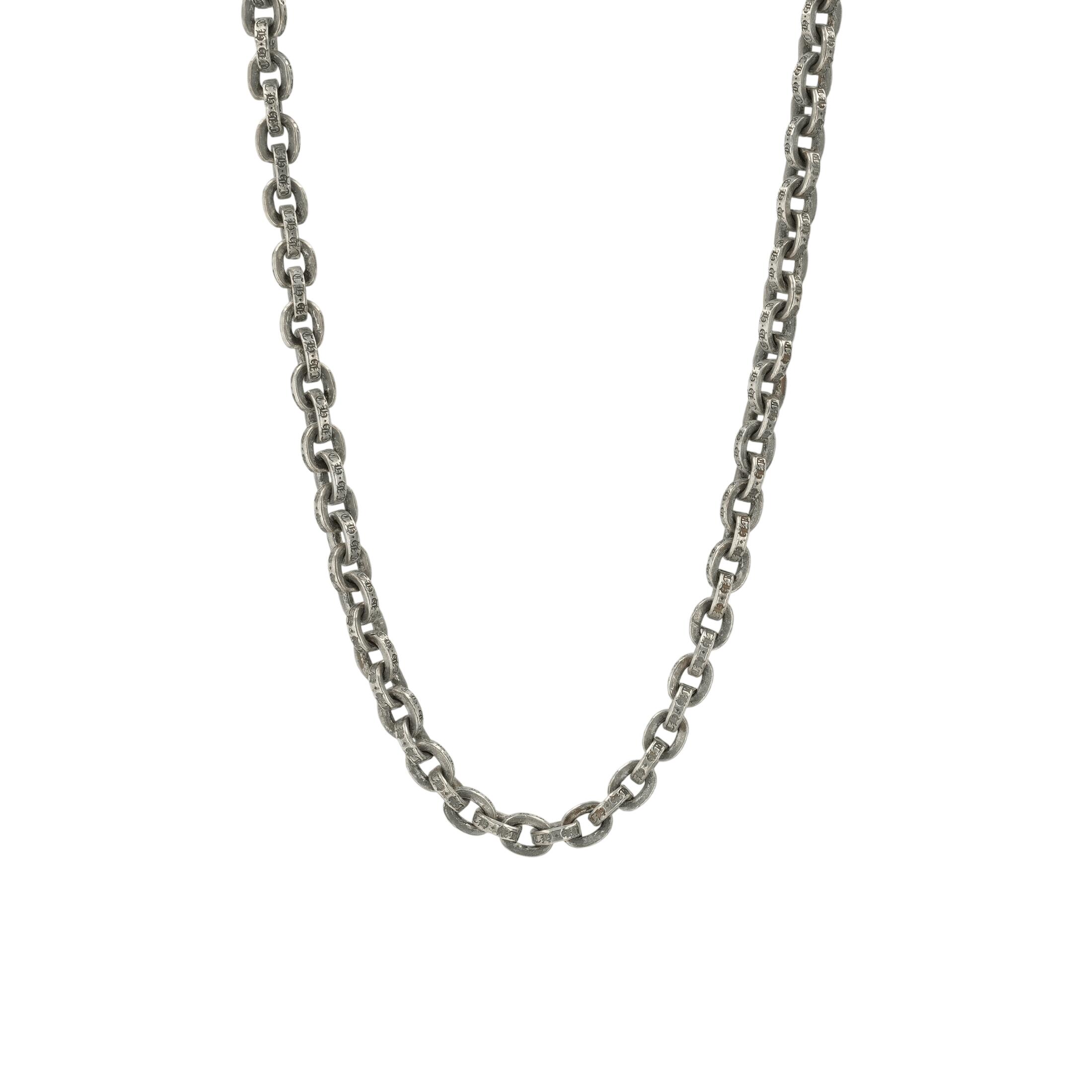 Rakuten - クロムハーツ(chrome hearts) ペーパーチェーン 20インチ P20 PAPER CHAIN 【シルバーネックレス チェーン】アクセサリー シルバー925 メンズ レディース 人気 正規品 中古