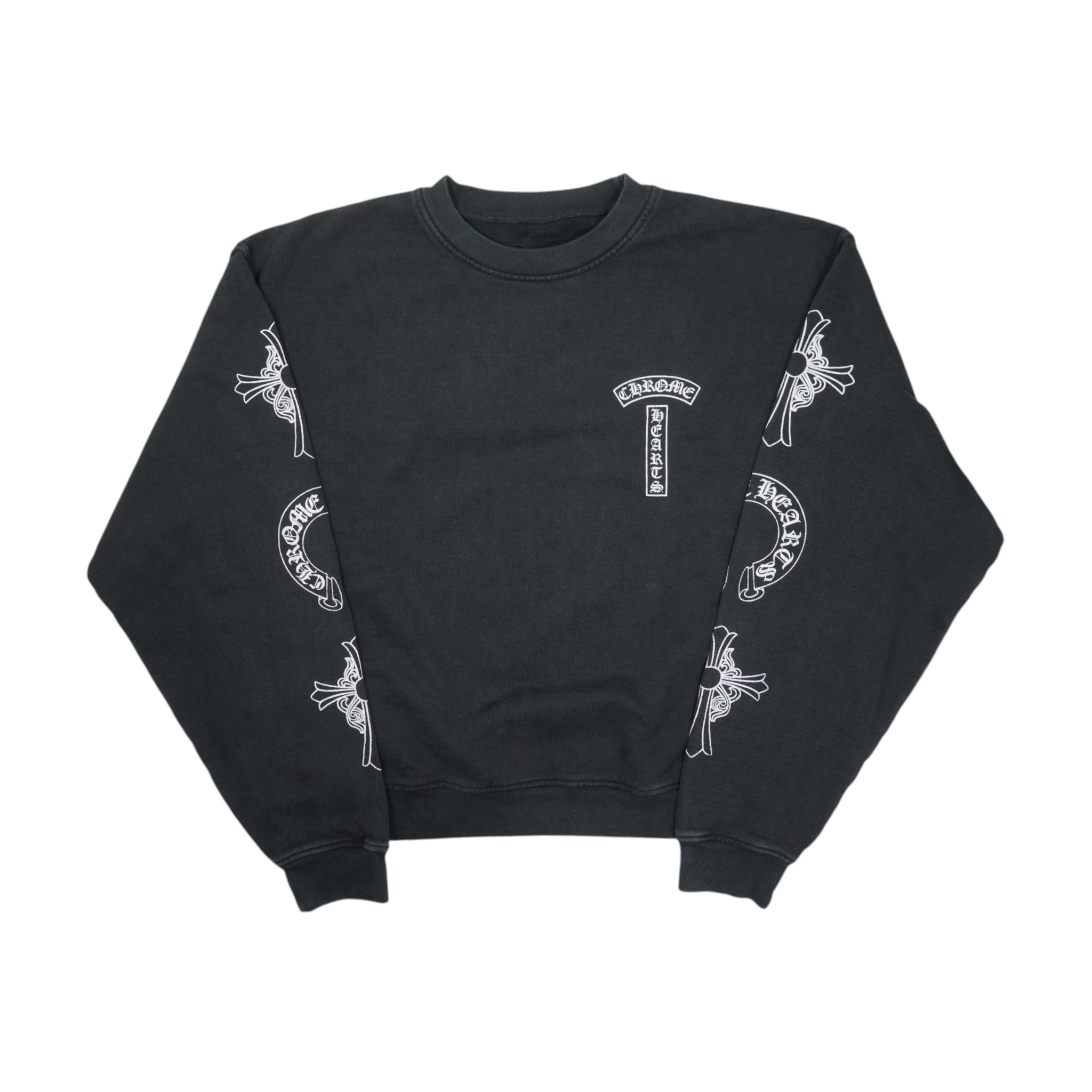 Rakuten - クロムハーツ(chrome hearts) Tバープリント 【スウェット】【ブラック】【新品】 SIZE:Mアクセサリー シルバー925 メンズ レディース 人気 正規品 中古
