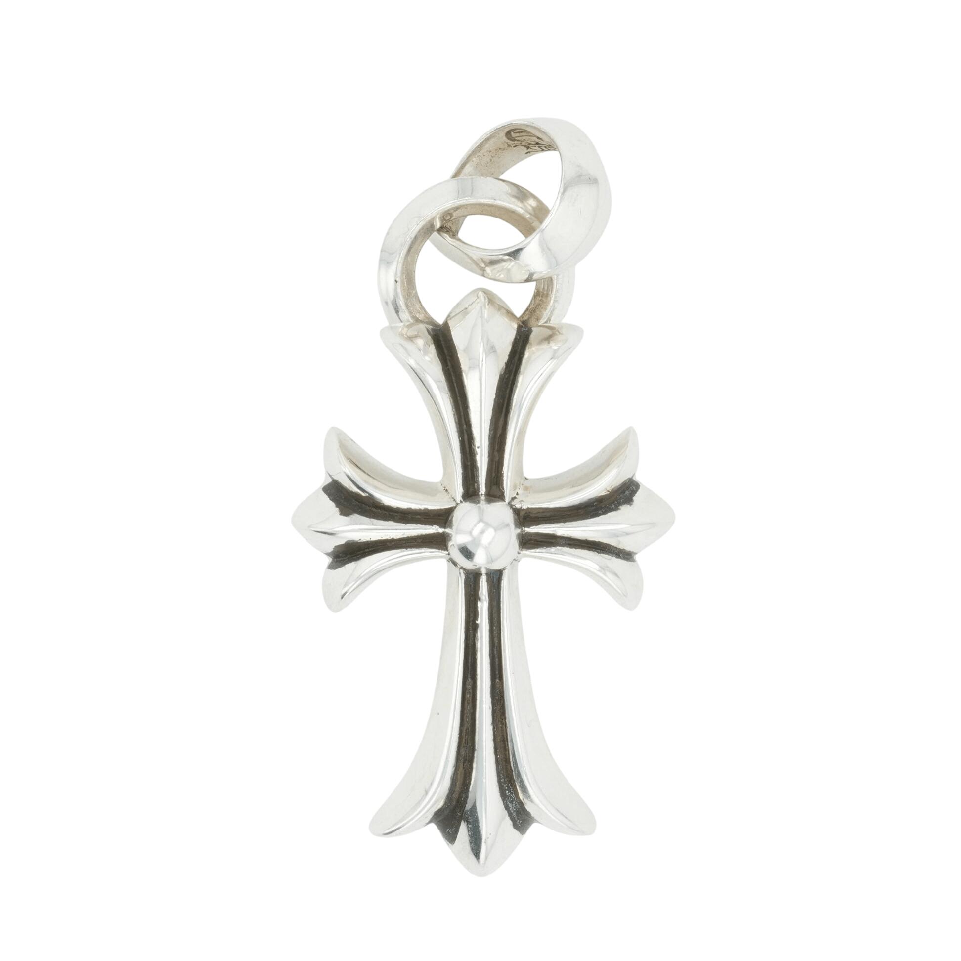 Rakuten - クロムハーツ(chrome hearts) スモールCHクロス ベイル SML CH CROSS BALE 【シルバーネックレストップ ペンダント】アクセサリー シルバー925 メンズ レディース 人気 正規品 中古