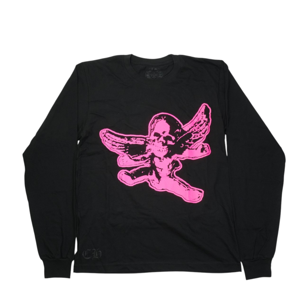 Rakuten - クロムハーツ(chrome hearts) フォティフロントプリント 【カットソー】【ブラック×ピンク】【新品】 SIZE:Mアクセサリー シルバー925 メンズ レディース 人気 正規品 中古