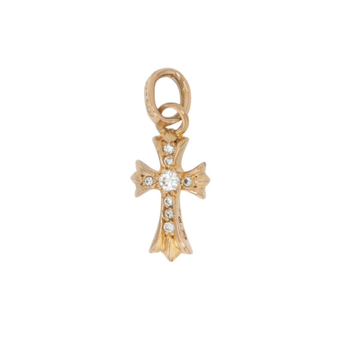 クロムハーツ(chrome hearts) 22K ベイビーファット PAVE DIA CRS BBYFAT 【ゴール...
