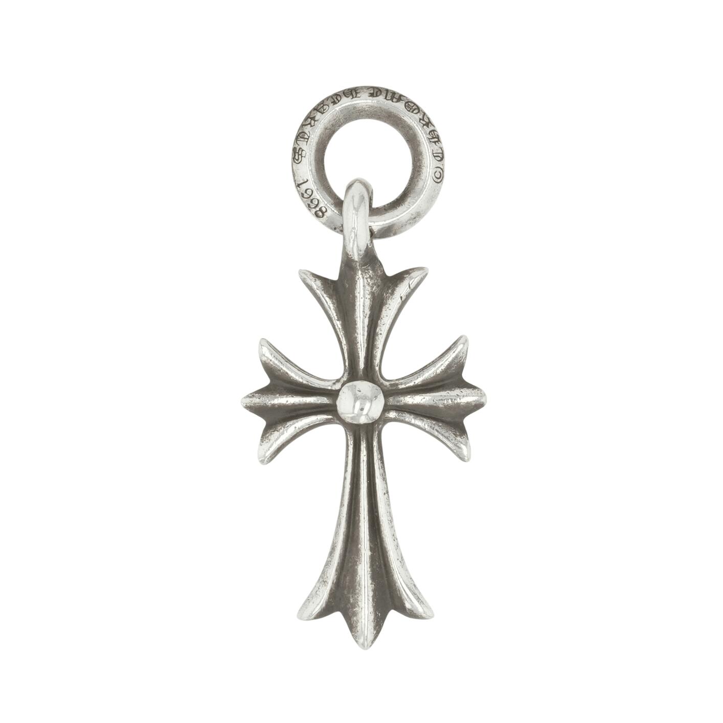 クロムハーツ(chrome hearts) タイニーCHクロス TINY CH CROSS 【シルバーネックレ...