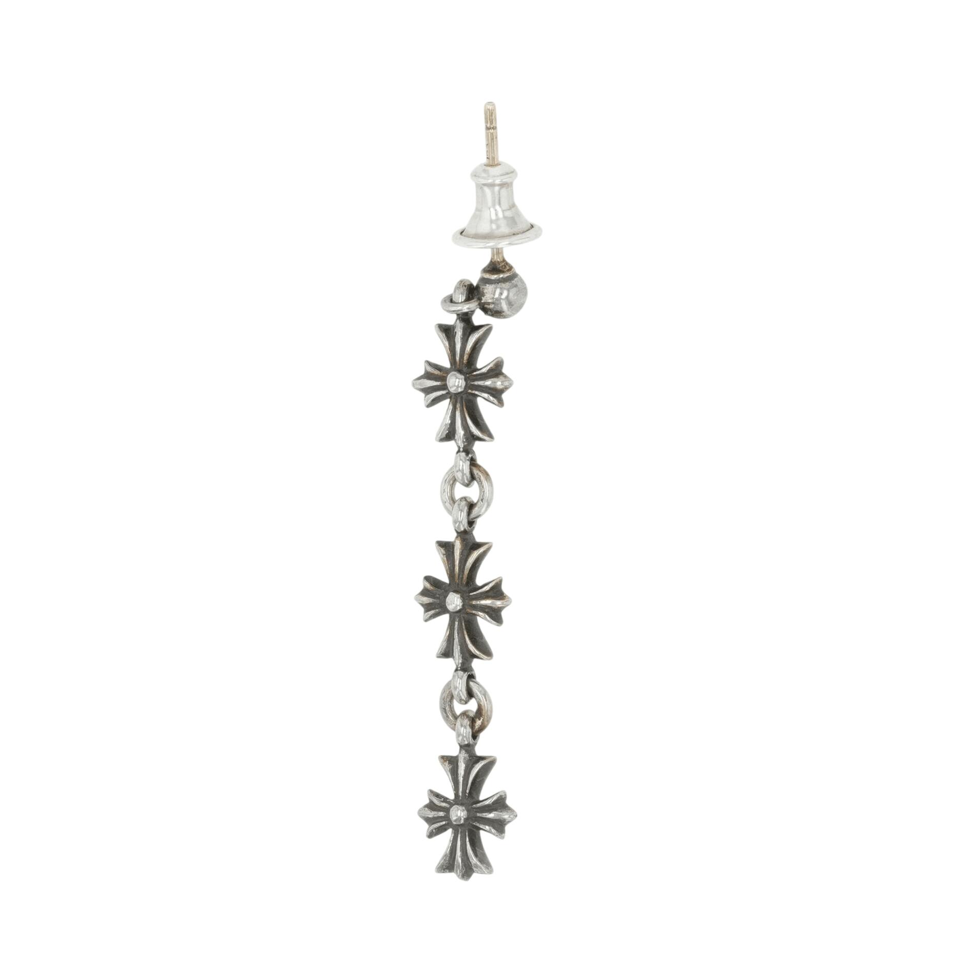 クロムハーツ(chrome hearts) 3タイニーEドロップ TINY E 3DROP 【シルバーピアス...