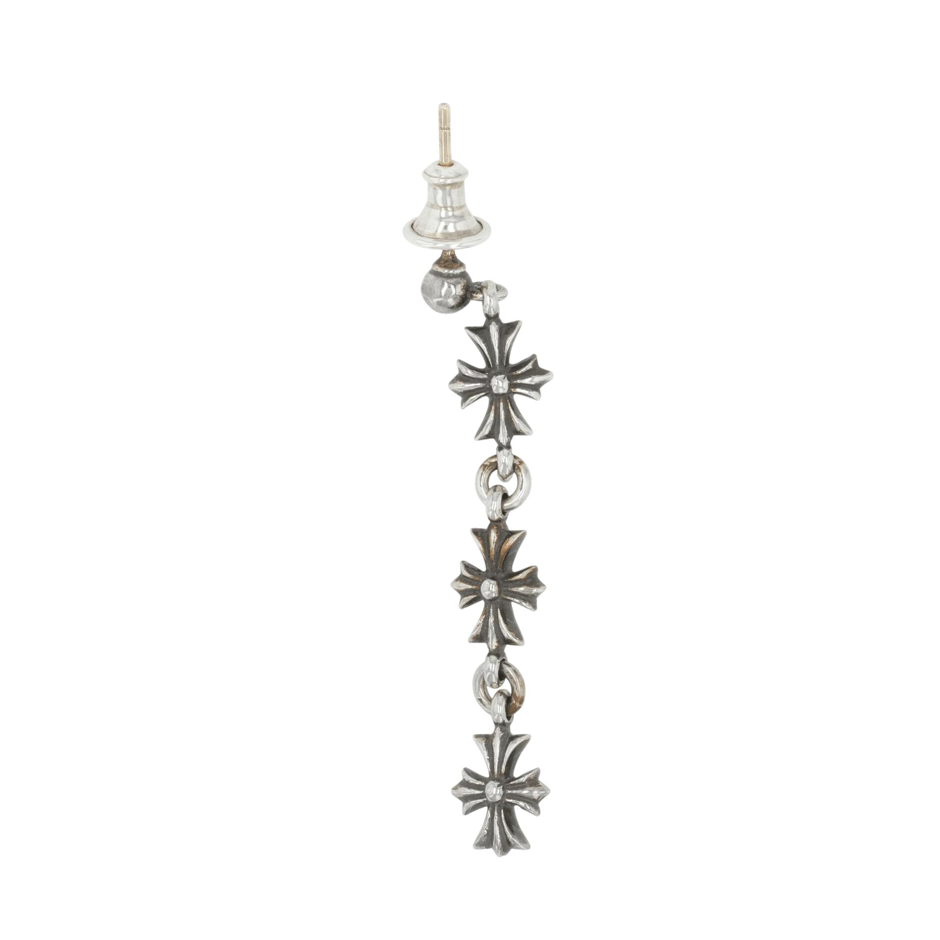 クロムハーツ(chrome hearts) 3タイニーEドロップ TINY E 3DROP 【シルバーピアス...