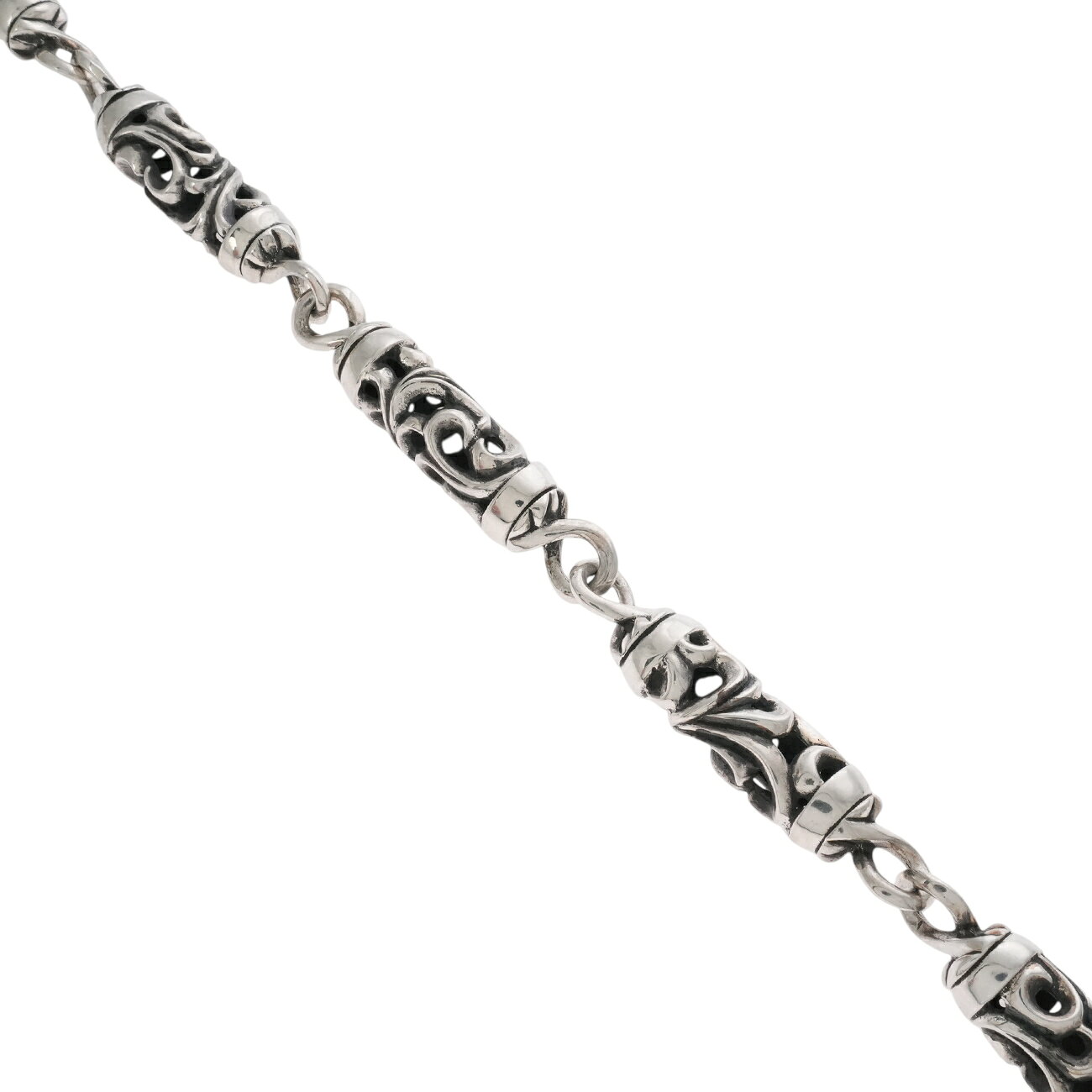 ������ϡ���(chrome hearts) 1����åץ����顼 �ե������ܡ��� 1CLIP ROLLER FLORAL BALL 9LINK �ڥ���С�������åȥ�������� ���������꡼ ����С�925 ��� ��ǥ����� �͵� ������