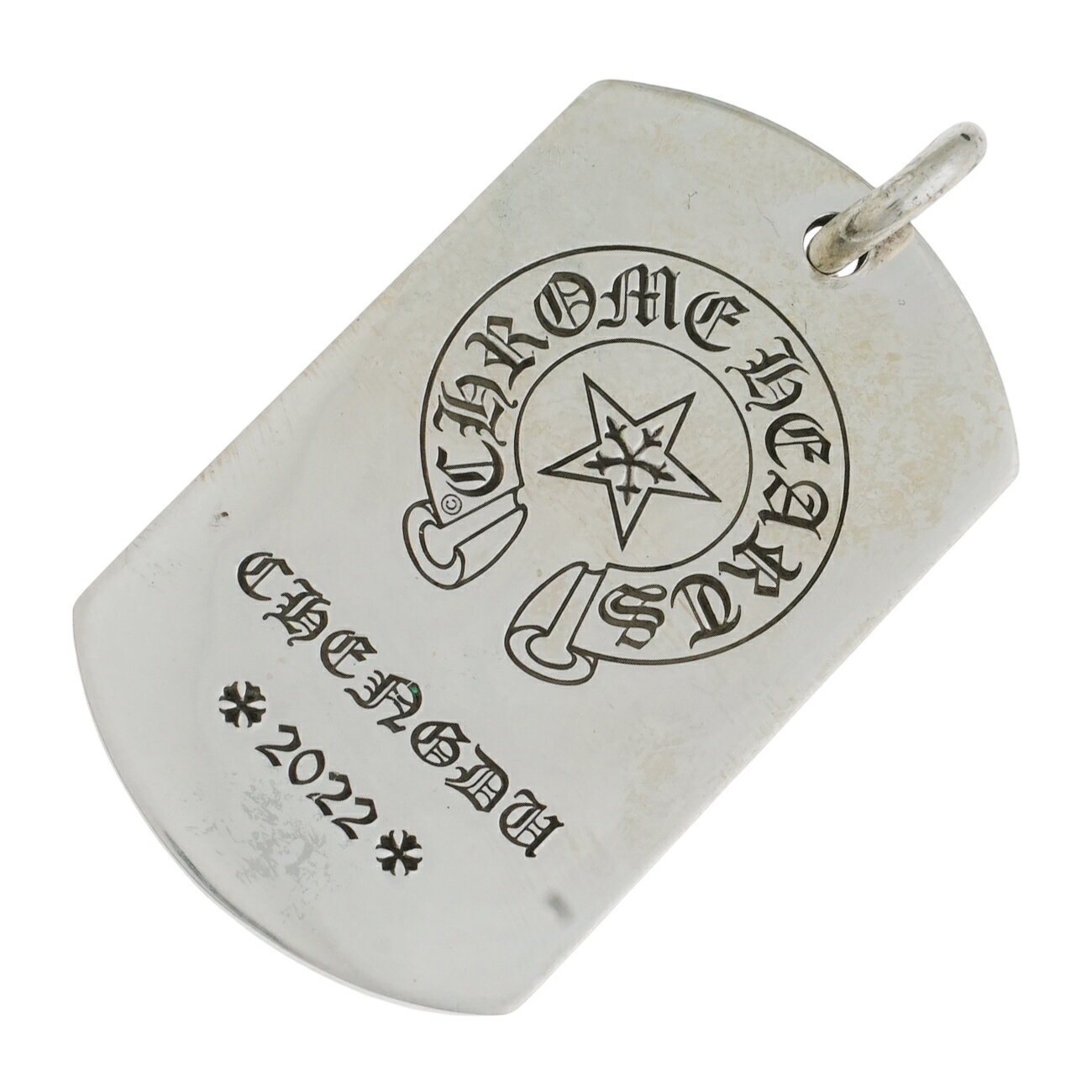 クロムハーツ(chrome hearts) ラージ ドッグタグ 成都限定 LG DOG TAG OSAKA 【シルバーネックレストップ ペンダント】