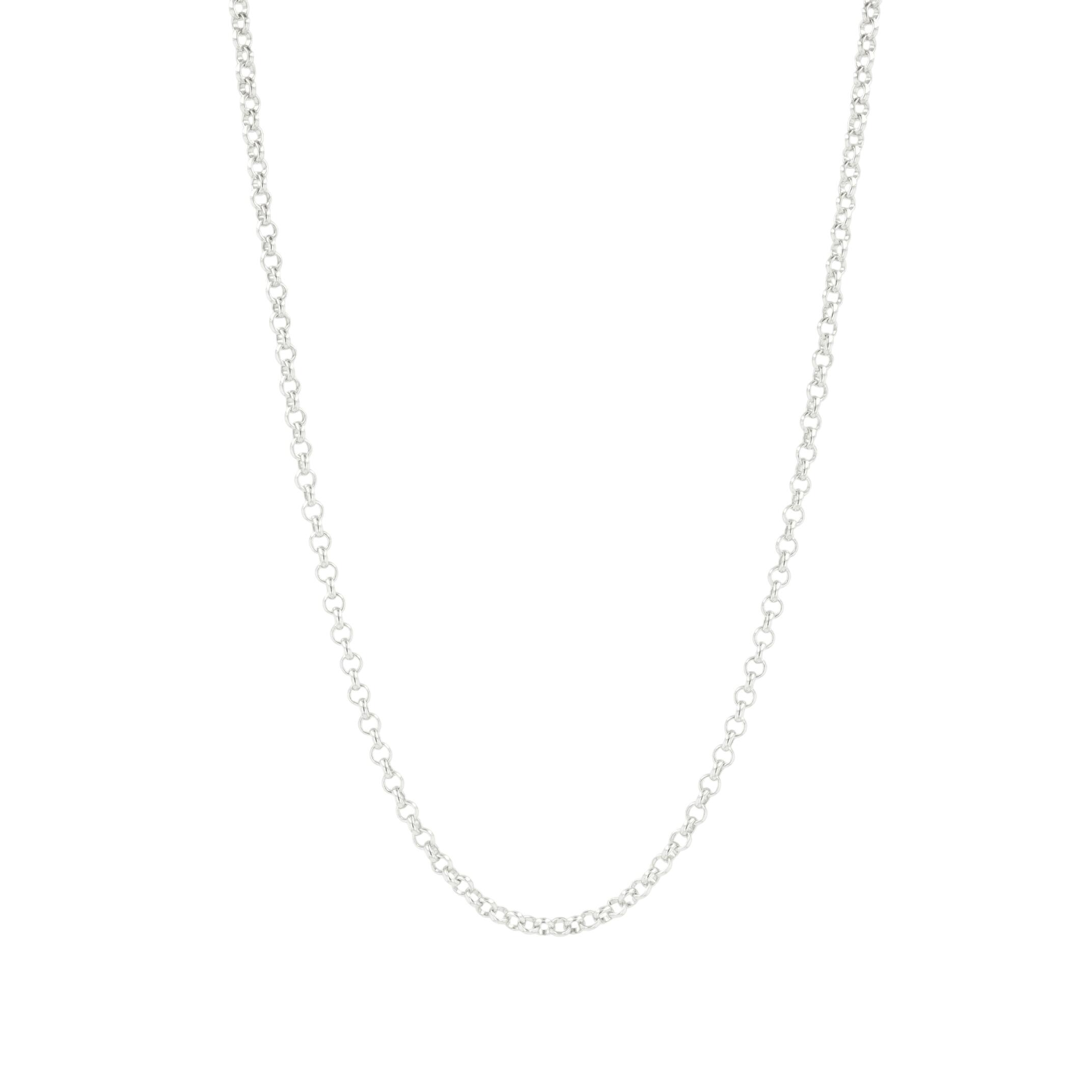 クロムハーツ(chrome hearts) ロールチェーン 20インチ R20 NECK CHAIN 【シルバーネックレス チェーン】 アクセサリー シルバー925 メンズ レディース 人気 正規品 中古