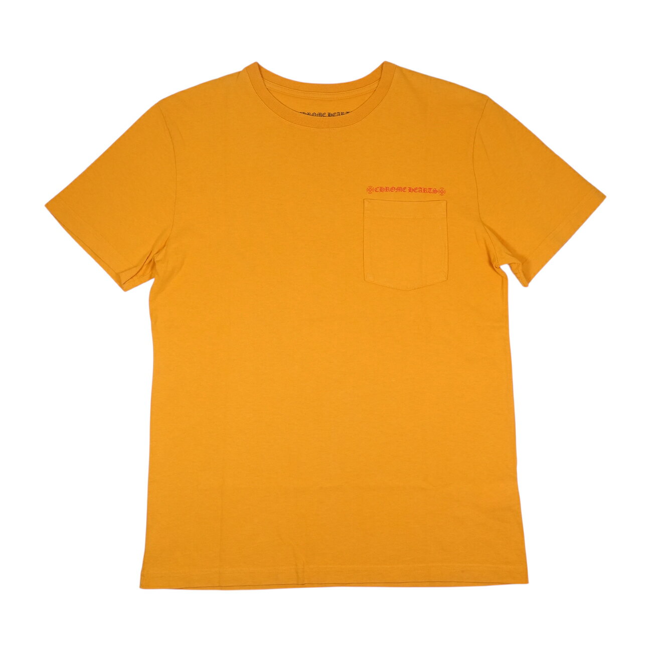 CHROME HEARTS オレンジ Tシャツ CHROME HEARTS クロムハーツ ×MATTY BOY Tee PPO U SS PKT CREW